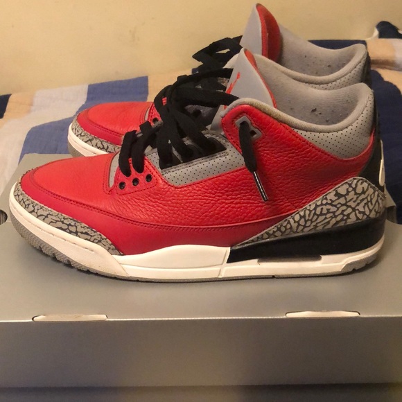 Air Jordan 3’s Retro “Red Cement/ Unite” - Picture 4 of 4